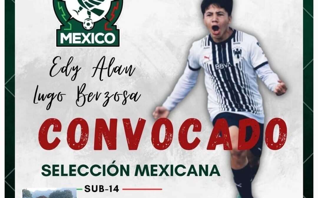 Berzosa called up to U15 Mexican Youth National Team